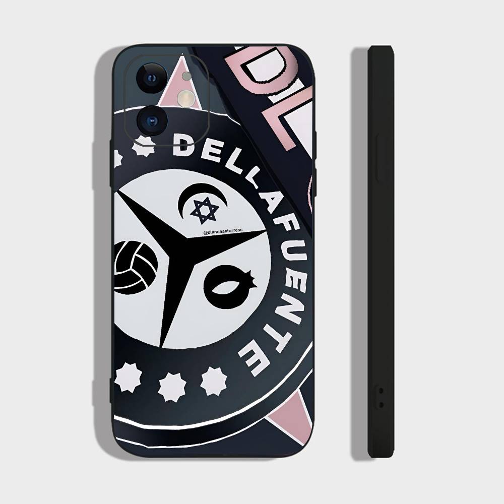 

D-Dellafuente-e F C For IPhone 13,17,11,12,16,14,15,Plus,Pro Max Soft Silicone Black Phone Case IPHONE 13PRO