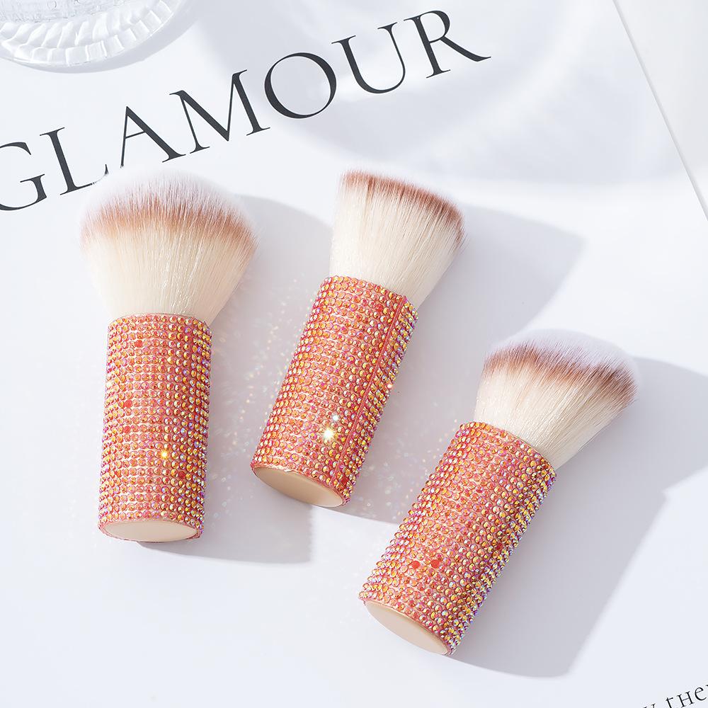 New Diamond Blush Brush Soft Hair Mushroom Head Makeup Brush Highlight Setting Powder Then Carry Loose Powder Foundation Brush