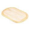 Pearl Metal Easy Cooking Square Grill Pan Wooden Plate, 25 X 17cm, HB-997