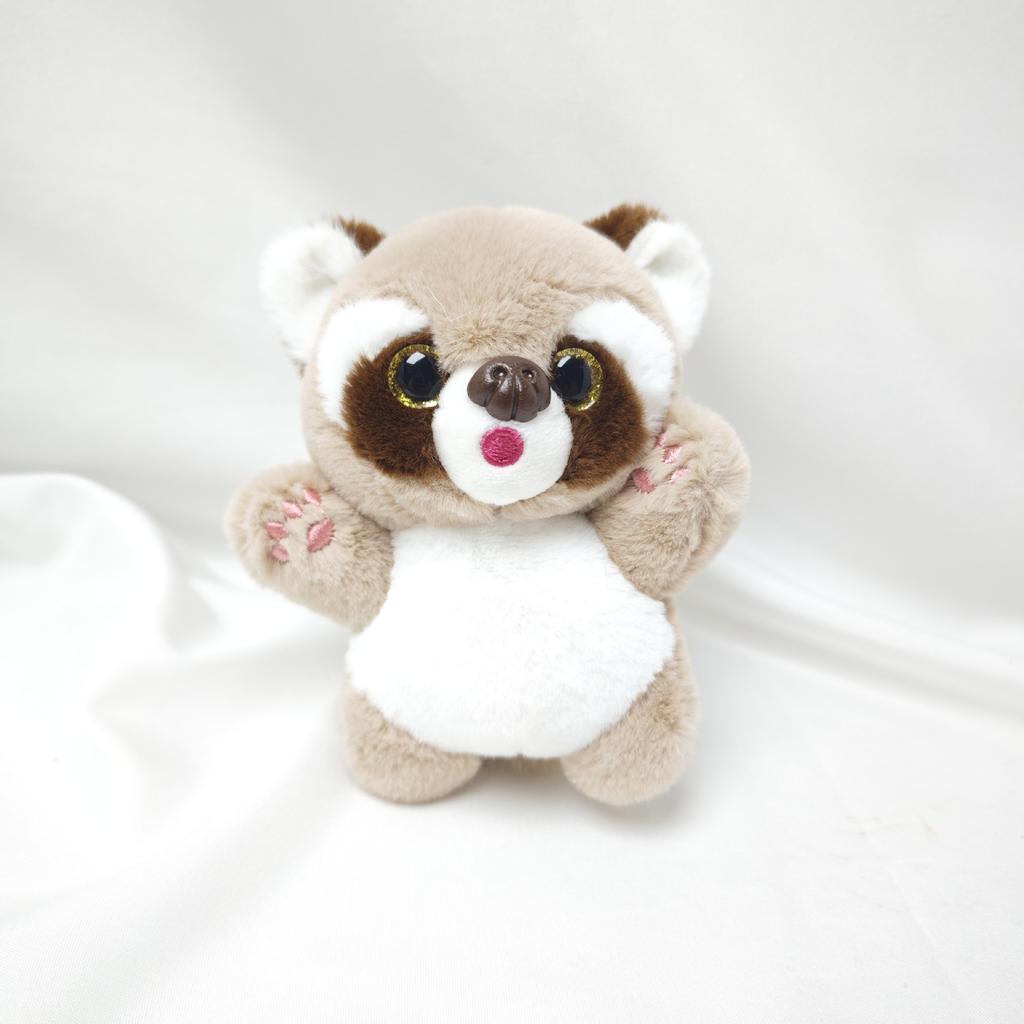Cute Little Raccoon Pendant Plush Toy Panda Keychain Grab Machine Doll Doll Backpack Pendant