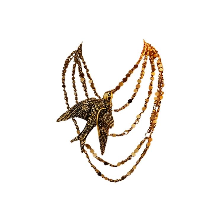 

Eye Catching Deluxe Costume Jewelry Necklace Combining Elaborate Beading And Dramatic Shape For Festive Outfits 1