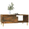 Vidaxl Coffee Table, Smoked Oak, 90X50X36.5 Cm
