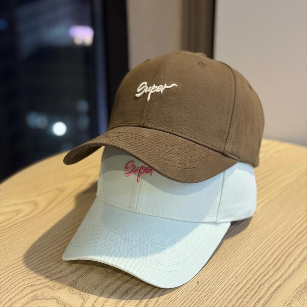 2026New Soft-top Letter Embroidered Baseball Cap for Women, Makes the Face Look Smaller, Suitable for Large Head Sizes, Versatile Hard-top Cap for