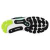 Under Armour HOVR Infinite 5 Black Green Breeze Men Sneakers White 3026545-002