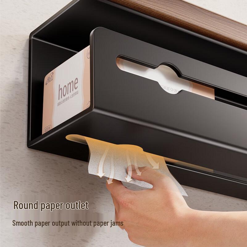 Handun Walnut Wood Toilet Paper Holder