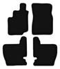BASIC schwarze Velours-Fußmatten für: Daewoo Musso SUV (1993-2005)