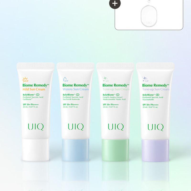 

4 types of 20ml Sun (+ transparent key ring pouch included)