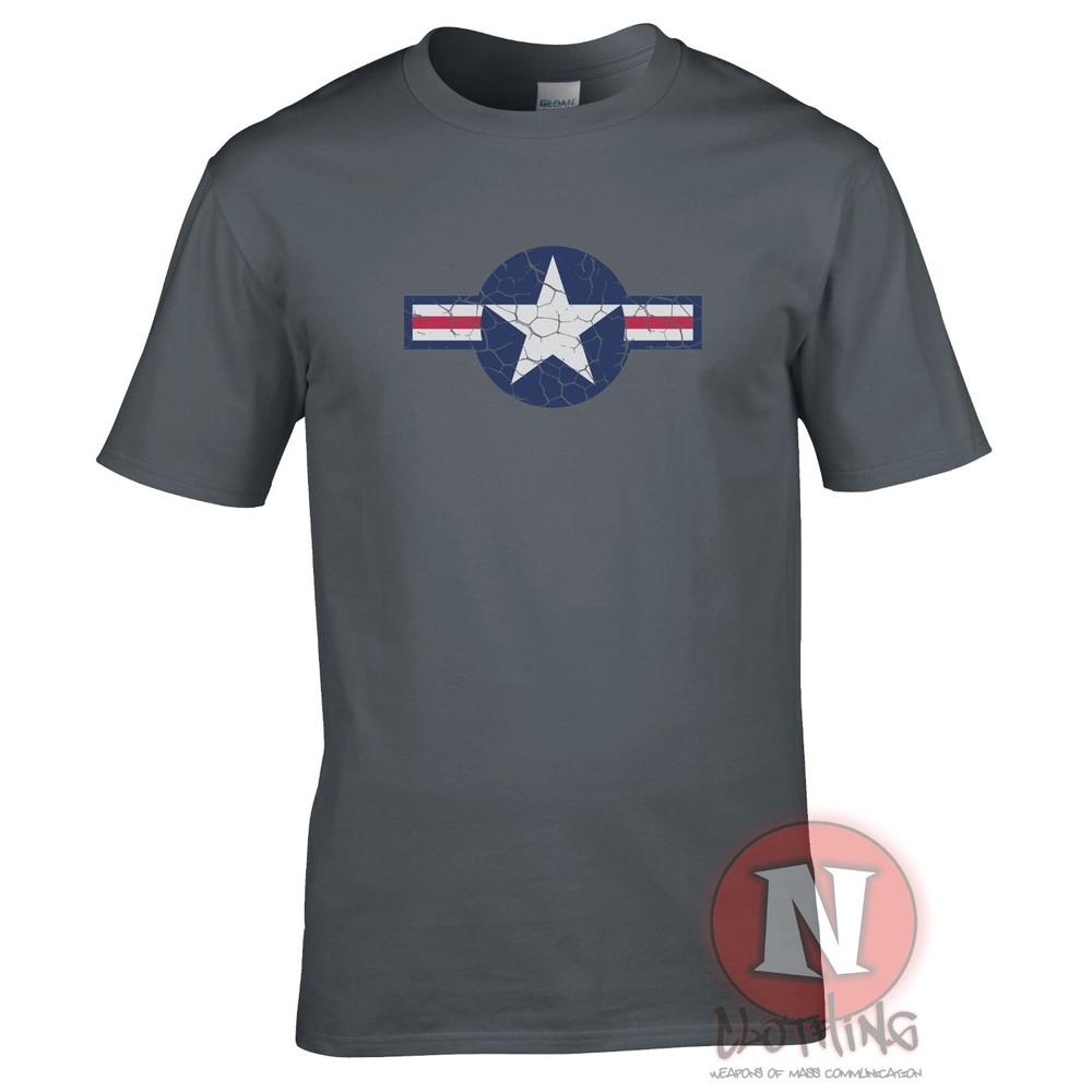 Zweiter Weltkrieg USAAF Logo T-Shirt Flying Fortress P51 Mustang P38 P47 P40 US Army Airforce