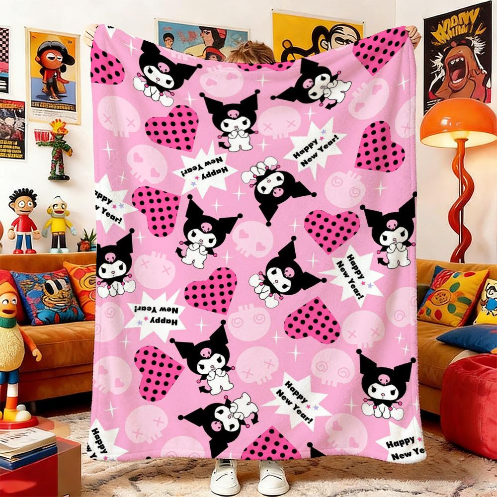 K-Kuromies Sofa Blanket Home and Decoration Blankets Bedspread on the Bed Camping Bedspreads Picnic Throw & Throws Winter Double 75cmx90cm