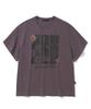 NOT4NERD Omens Pigment Loose Cropped T-Shirts - Purple