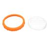 Pool Sand Filter Replacement Cover Set ABS Clear Lid Fit Sand Filter Pump Spare Parts P07018 Orange Nut P07019