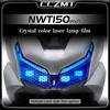 For Honda NWT150 Nwt150 2025 Headlight Protective Film Honeycomb Laser Sticker Smoked Black Tail Light Film Modified Accessories