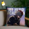 M-My Hero AcademiaS Federa per Cuscino Casa Stanza Condivisa Schienale Sedia Peluche Corto Stampa Double-sided Cuscino per Riposo in Ufficio