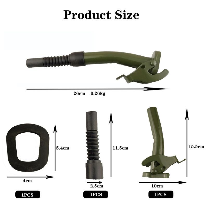 For 5L Jerry Cans Metal Rubber Jerry Gerry Can Pouring Spout Flexible Nozzle Petrol Fuel Seal Ring Petrol Can Jerry Can