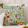 Spring Wildflowers Cushion Cover Premium Comfort Reversible Pillow Cover - Dual - Use Design for Home & Car