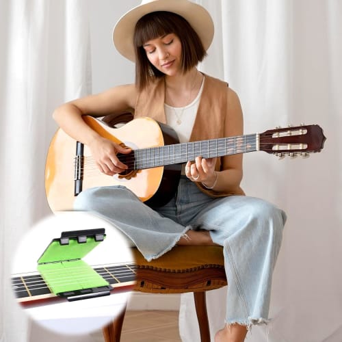 Koundeneko 3-Piece Guitar Maintenance Set (2 String Cleaners + 1 Guitar Cloth) for Stringed Instrument Care, Acoustic Guitar, Rust Removal, Polishing,