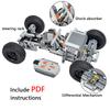 MOC Technical Building Blocks Racing Car Remote Control Electric RC Car Power Function Motor Parts For Children Gifts Leduo