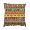 Living Room Pillowcase Decoration African Ethnic Geometric Floral Cushion Cover Colorful Pattern Throw