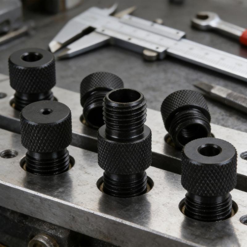 Professional 6Pcs Drill Guide Bushings Sturdy Carbon Steel Rustproof Drill Sleeve For 2mm To 10mm Hole Alignment