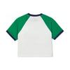 New MLB Los Angeles Dodgers Raglan Sleeve T Shirt Women's Neon Green 3FTSV1543-07GNN