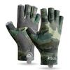 Wearable Antislip Gloves Fishing Protector Fishing Hunting Cycling Gloves Fishing Gloves Breathable Fingerless Gloves