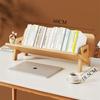Wooden Book Shelf Nordic Large Capacity Children's Bookshelf Simple Aesthetic Storage Shelf Home Table Organizer Furniture