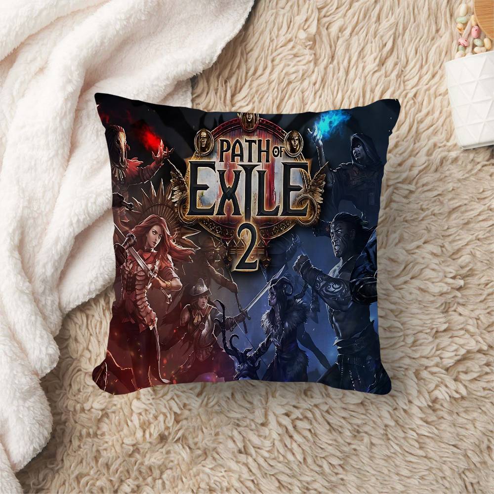 PPath OOf EExile Cushion Cover Polyester Sofa Cushions Decorative Throw Pillows Home Decoration Pillowcover