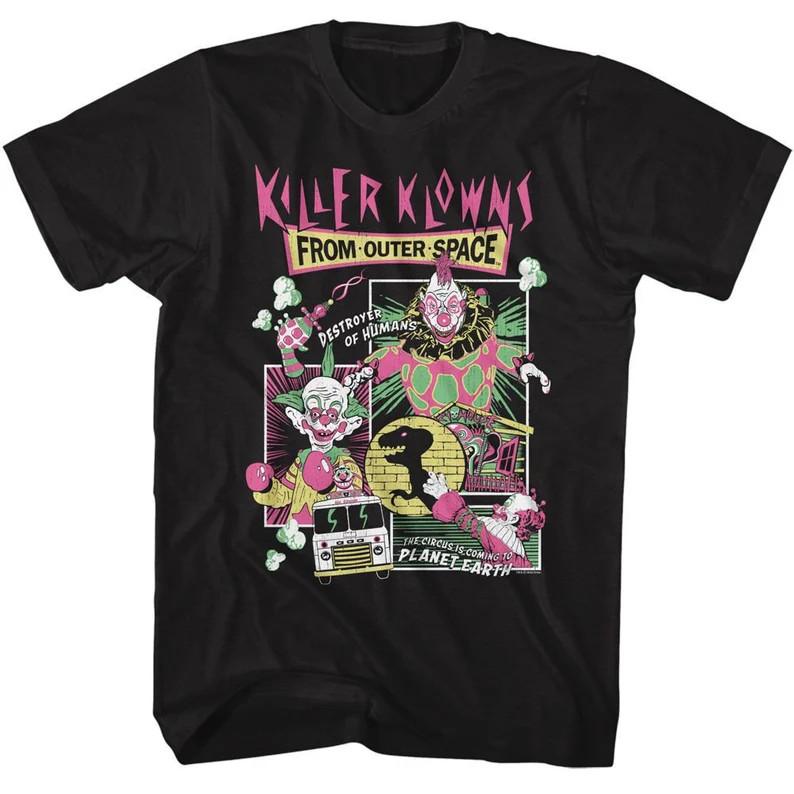 Killer Klowns From Outer Space Comic Boxes Black TShirt Unisex T-Shirt