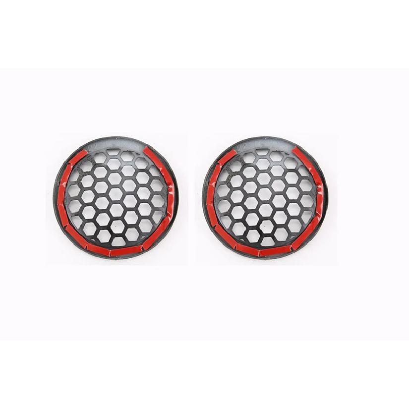 For BYD Dolphin Atto 2 EA1   Car Accessories Carbon Fiber Style Door Panel Loudspeaker Cover Decoration