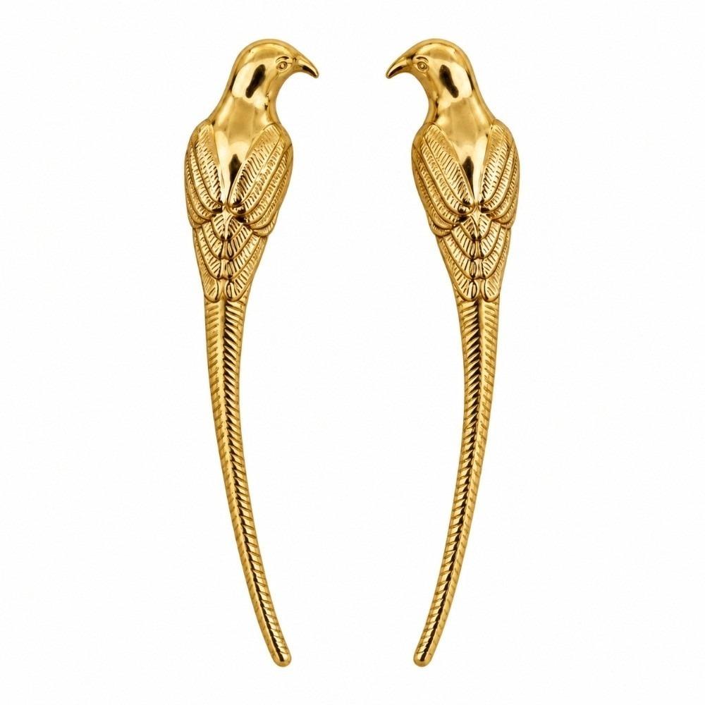 Vintage Bird Cabinet Pull Handle Magpie Shaped Decorative Drawer Pull For Wardrobe
