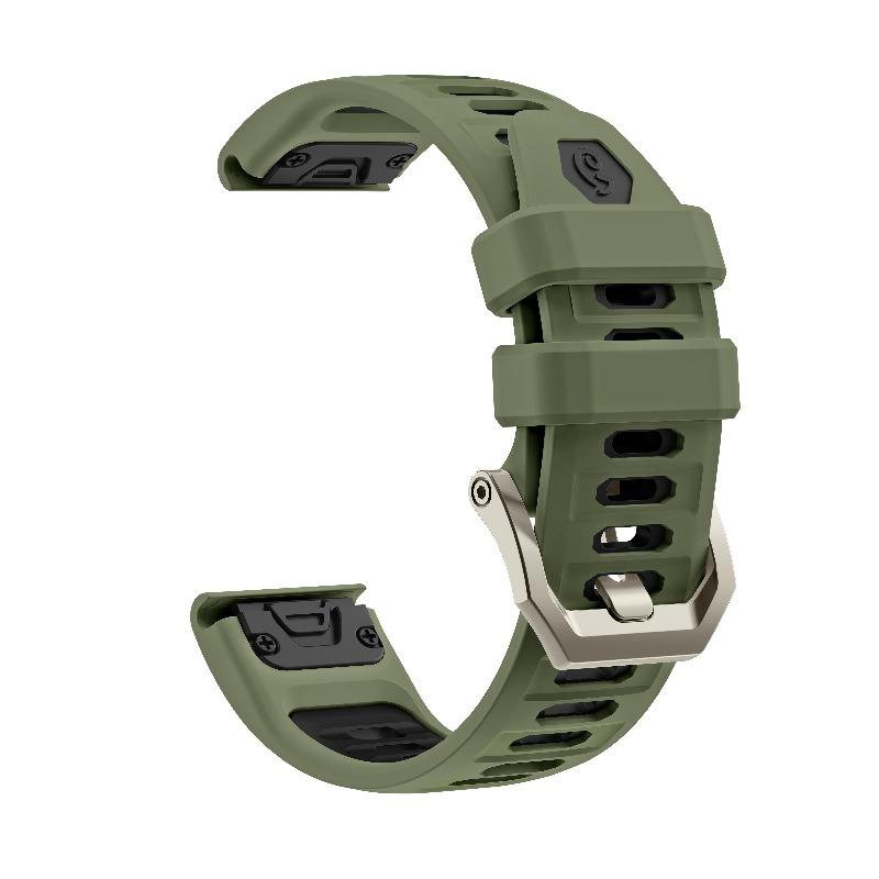 22mm 26mm QuickFit Silicone Replacement Band for Garmin Fenix 8 7 6 5 7X 8X 6X 5X Pro Solar Epix Descent Sport Watch Accessory