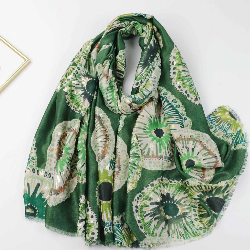 2024 Jaro a podzim Zima Nový Dlouhý tenký šátek z bavlny a konopí Cestovní univerzální teplý šátek na opalování pro ženy