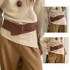 Fashion Wide Belt PU Slimming Matte Look Double Color Selection Waist Cincher For Jeans Dresses Four Season