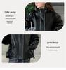 Girls' Stylish Korean Leather Jacket - 2025 Autumn/Winter Padded Coat for Big Kids