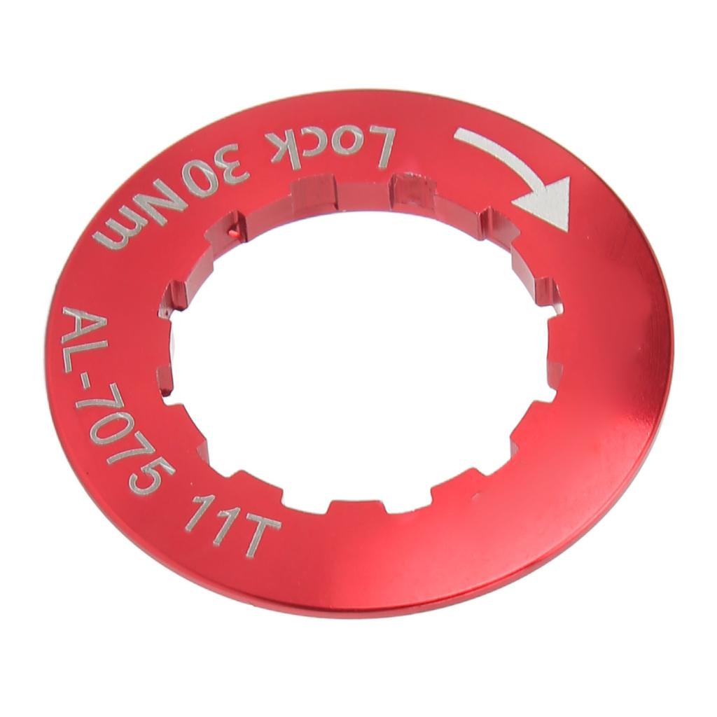 CANSUCC   Flywheel Lock Cover Aluminum Alloy Cassette Flywheel Locking Cover for Mountain Road Bike