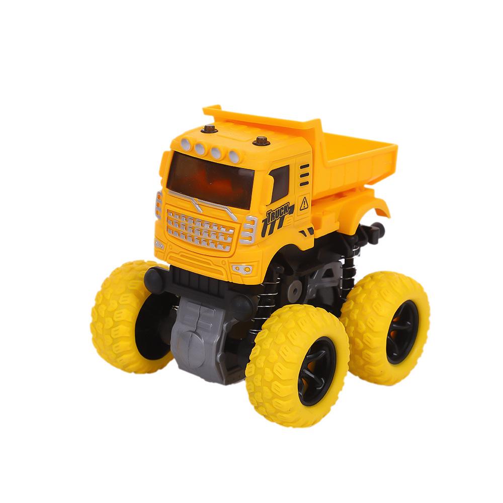 Douyin Kids' 4WD Double-Sided Graffiti Stunt Car - Off-Road, Inertia-Powered, Drop-Resistant, Ideal Gift for Boys