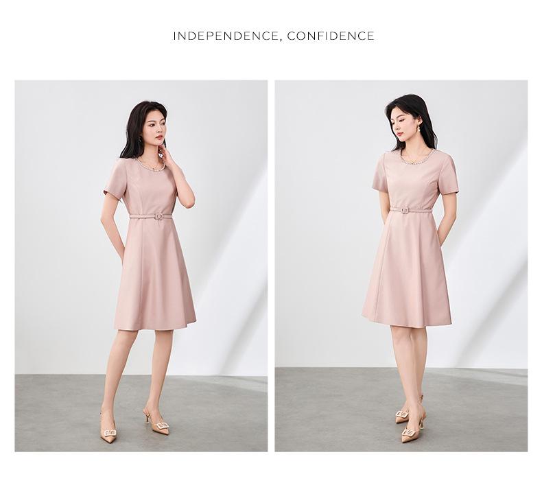 French Lady High-End Slimming Dress - Elegant Socialite Style