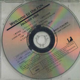 

CD JACKSON VIBE - Welcome To The FUN PCD3051 EMI 2004 Japan Japanese Pop/Rock Used