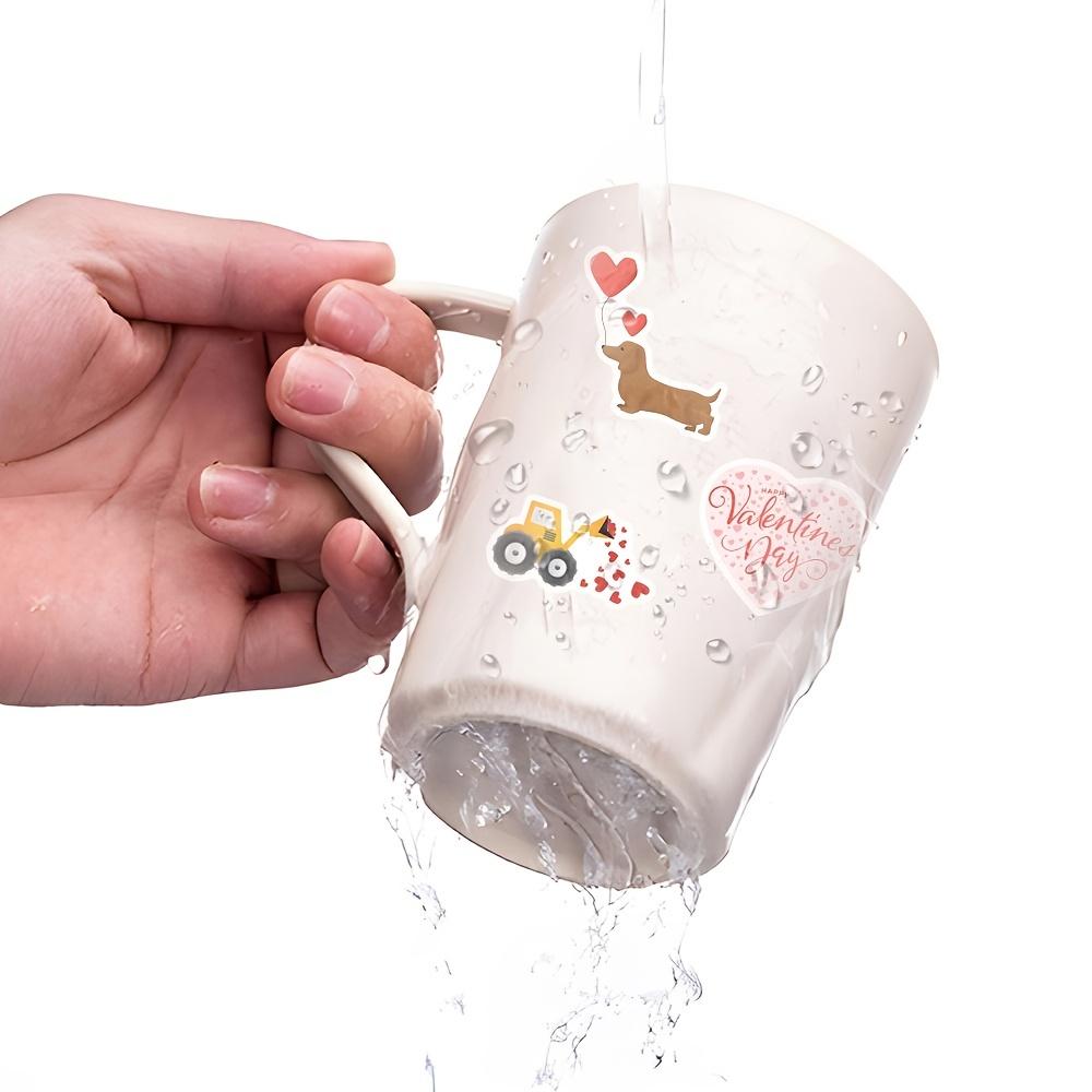 50pcs Valentine'S Day Stickers,l Waterproof Romantic Stickers for Laptops, Gifts and Valentine'S Day Wall, Window Decorations