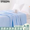 Printed Quilt Air Conditioning Quilt Comforter Soft Breathable Thin Blanket Bedspread Thin Sheet Wash Cotton Cool Bedding