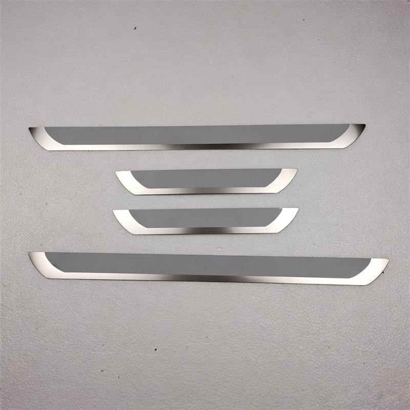 for Cruze 2009 2010 2011-2016 Stainless Sticker Door Sill Scuff Plate Guards Threshold Pedal Trim Car Accessories