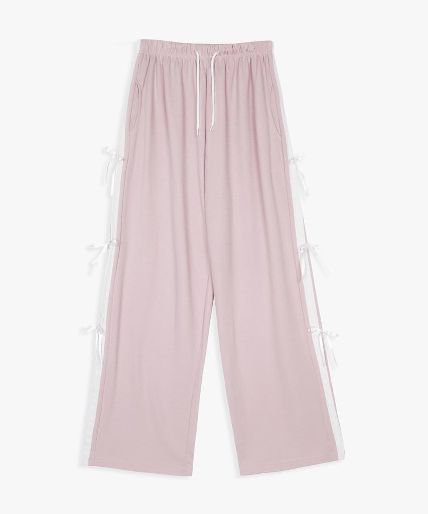 PINK PINEAPPLE Ribbon Track Pants _Pink