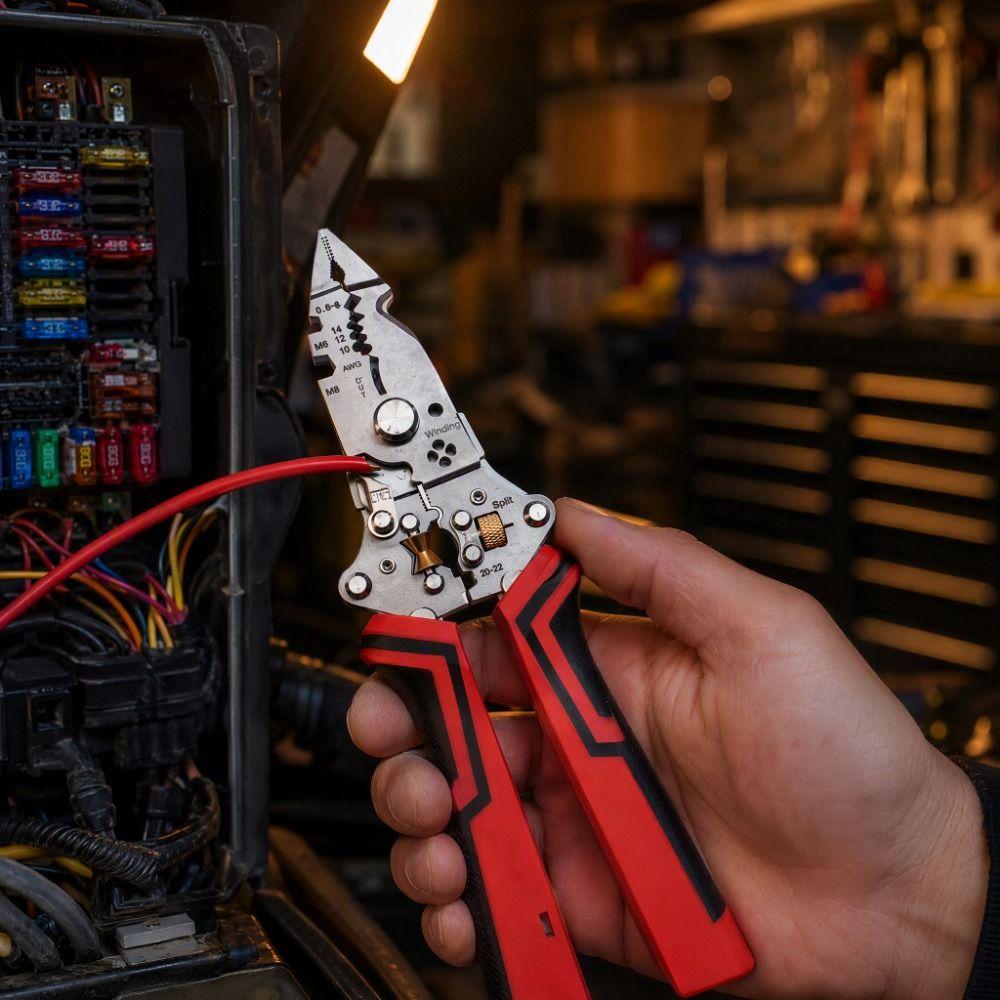 Rechargeable Wire Stripping Pliers Foldable Electrician Pliers Electrician Tool