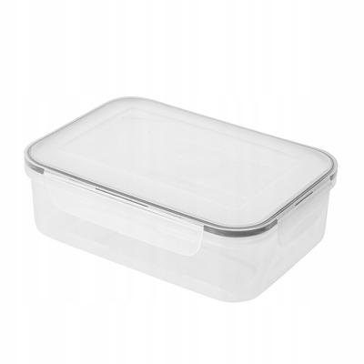 Food Container With Lid, Plastic, Rectangular, Airtight, 1.5 L, 1 Pc.