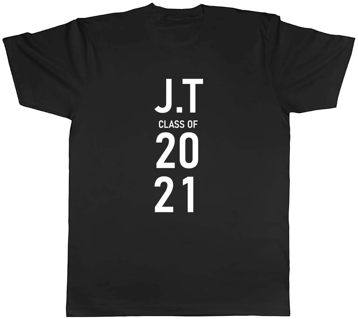 Personalised Intials Class Of 2021 Mens Unisex T-Shirt Tee XXL