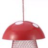 Mushroom shaped Bird Feeder Wild Bird Seed Feeder Outdoor Decorative Garden Metal Hanging Food Mesh House