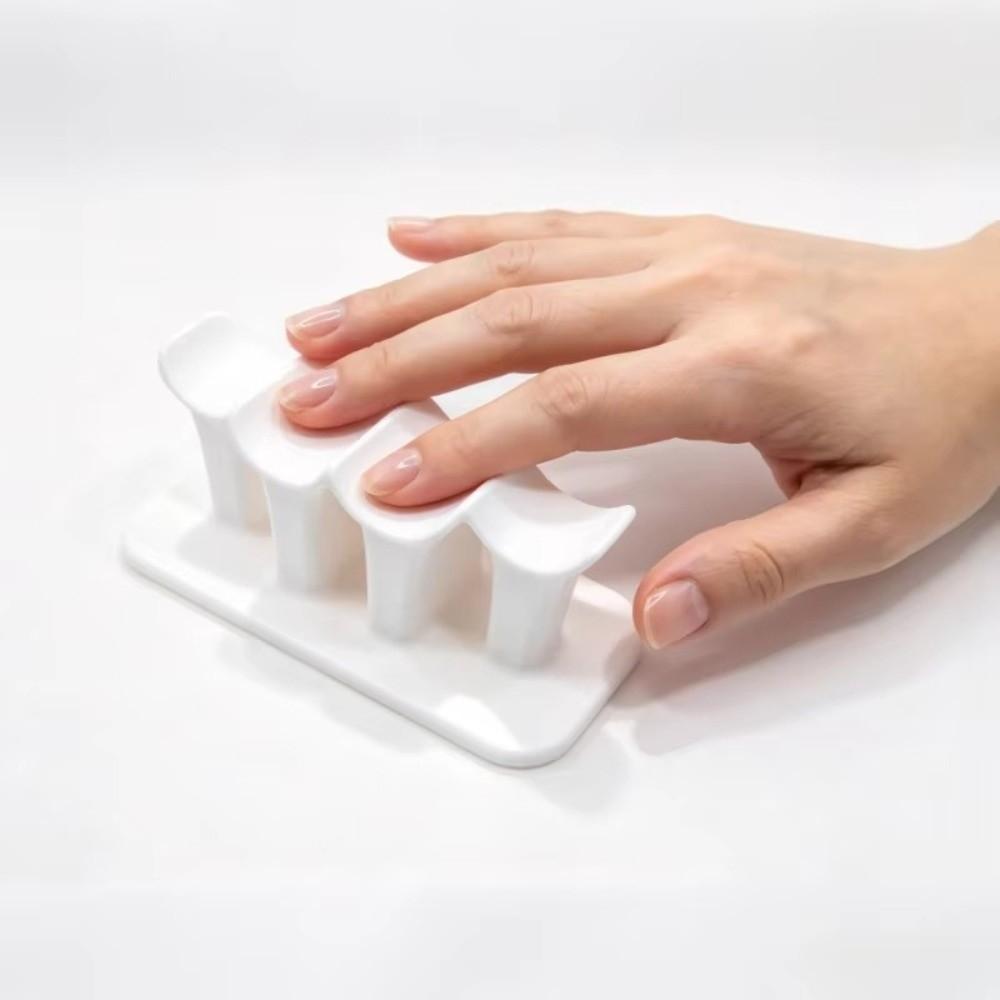 Ergonomic Nail Finger Holder Stand DIY Nail Painting Finger Fixed Support Bracket Home Manicure