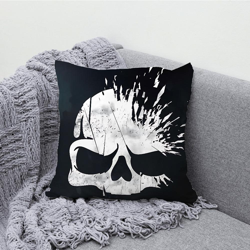 COD Call Of D-Duty Ghost Pillow Case Soft Cushion Cases for Farmhouse Sofa Decor Home Decorations and Protector Pillow Case