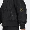 Adidas Stella McCartney Logo Print Solid Bomber Jacket Women Jackets Black HG6887