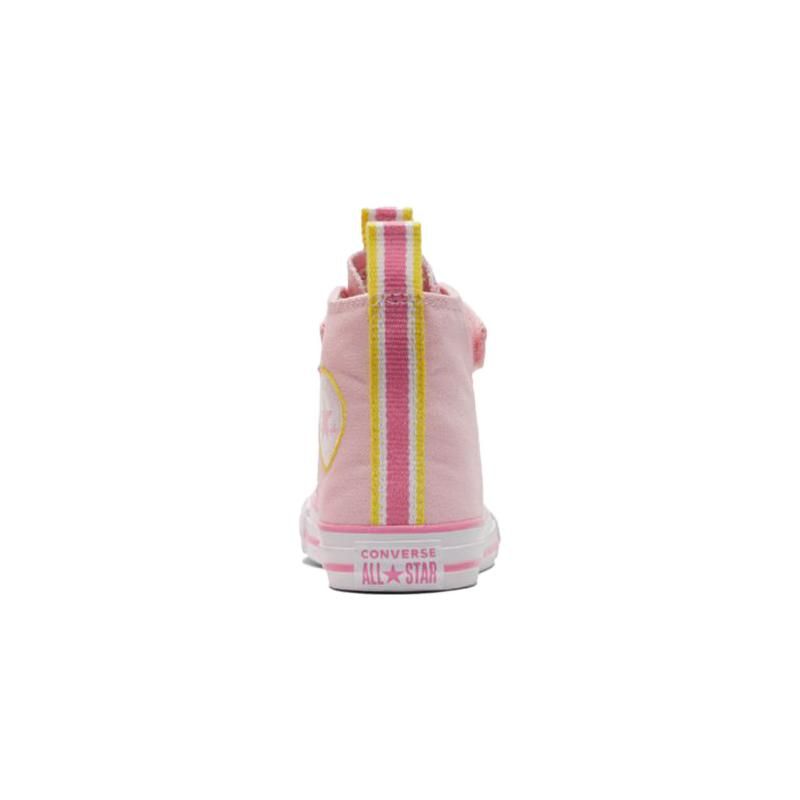 Converse All Star 1V High Top Kids Canvas Shoes Kids Sneakers Pink White Yellow A02971C